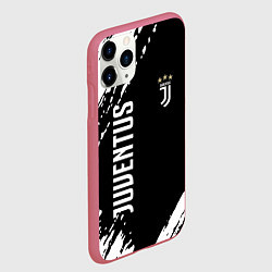 Чехол iPhone 11 Pro матовый Fc juventus фс ювентус, цвет: 3D-малиновый — фото 2
