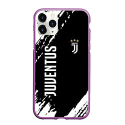 Чехол iPhone 11 Pro матовый Fc juventus фс ювентус, цвет: 3D-фиолетовый