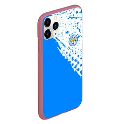 Чехол iPhone 11 Pro матовый Leicester city Лестер Сити, цвет: 3D-малиновый — фото 2