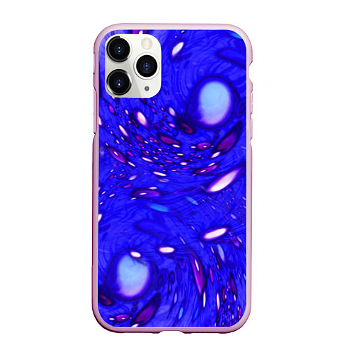 Чехол iPhone 11 Pro матовый Мир пузырей / 3D-Розовый – фото 1