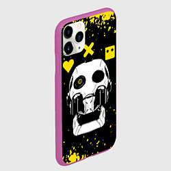 Чехол iPhone 11 Pro матовый Love Death and Robots Любовь Смерть и Роботы, цвет: 3D-фиолетовый — фото 2