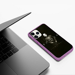 Чехол iPhone 11 Pro матовый Diabolus in Musica - Slayer, цвет: 3D-фиолетовый — фото 2