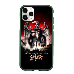 Чехол iPhone 11 Pro матовый Slayer: The Repentless Killogy, цвет: 3D-темно-зеленый