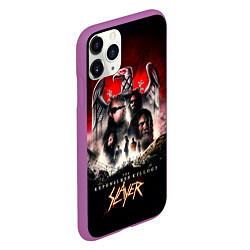 Чехол iPhone 11 Pro матовый Slayer: The Repentless Killogy, цвет: 3D-фиолетовый — фото 2