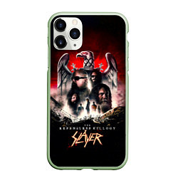 Чехол iPhone 11 Pro матовый Slayer: The Repentless Killogy, цвет: 3D-салатовый