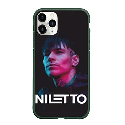 Чехол iPhone 11 Pro матовый Нилетто - портрет, цвет: 3D-темно-зеленый