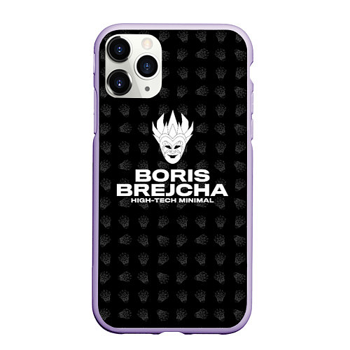 Чехол iPhone 11 Pro матовый Boris Brejcha High-Tech Minimal / 3D-Светло-сиреневый – фото 1