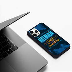 Чехол iPhone 11 Pro матовый Игра Hitman: PRO Gaming, цвет: 3D-черный — фото 2