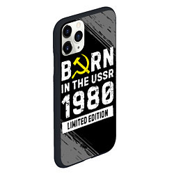 Чехол iPhone 11 Pro матовый Born In The USSR 1980 year Limited Edition, цвет: 3D-черный — фото 2