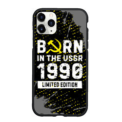 Чехол iPhone 11 Pro матовый Born In The USSR 1990 year Limited Edition