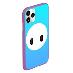 Чехол iPhone 11 Pro матовый Fall Guy blue, цвет: 3D-фиолетовый — фото 2