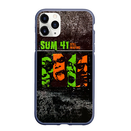 Чехол iPhone 11 Pro матовый Still Waiting - Sum 41 / 3D-Серый – фото 1