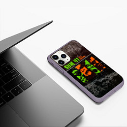 Чехол iPhone 11 Pro матовый Still Waiting - Sum 41, цвет: 3D-серый — фото 2
