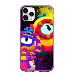 Чехол iPhone 11 Pro матовый Otis Pharaotis, цвет: 3D-фиолетовый