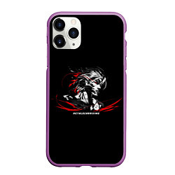 Чехол iPhone 11 Pro матовый METAL GEAR RISING: REVENGEANCE, цвет: 3D-фиолетовый