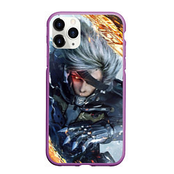 Чехол iPhone 11 Pro матовый Metal Gear Rising: Revengeance, цвет: 3D-фиолетовый