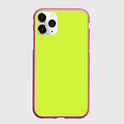 Чехол iPhone 11 Pro матовый Зеленый неон из фильма Барби, цвет: 3D-малиновый