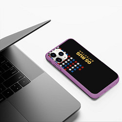 Чехол iPhone 11 Pro матовый Дагестан 05 RUS, цвет: 3D-фиолетовый — фото 2
