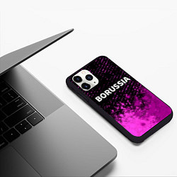 Чехол iPhone 11 Pro матовый Borussia Pro Football, цвет: 3D-черный — фото 2