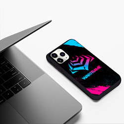 Чехол iPhone 11 Pro матовый Warframe Neon Gradient, цвет: 3D-черный — фото 2