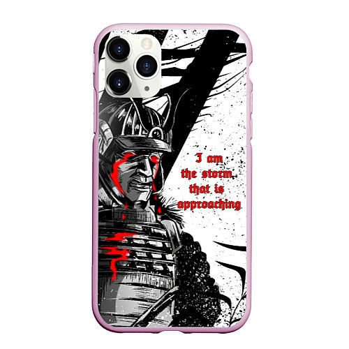 Чехол iPhone 11 Pro матовый Samurai Casey Edwards - Bury the Light Vergils Bat / 3D-Розовый – фото 1