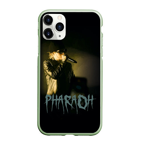 Чехол iPhone 11 Pro матовый PHARAOHHH / 3D-Салатовый – фото 1