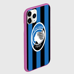 Чехол iPhone 11 Pro матовый ФК АТАЛАНТА, цвет: 3D-фиолетовый — фото 2
