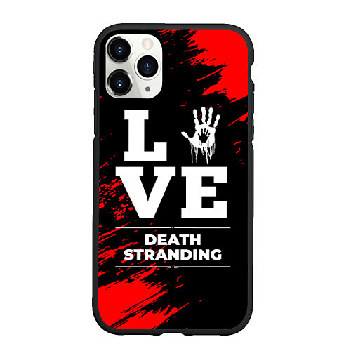 Чехол iPhone 11 Pro матовый Death Stranding Love Классика / 3D-Черный – фото 1