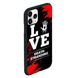 Чехол iPhone 11 Pro матовый Death Stranding Love Классика, цвет: 3D-черный — фото 2