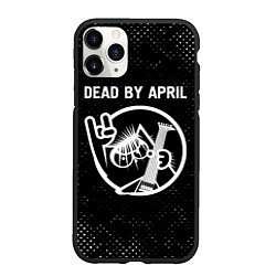 Чехол iPhone 11 Pro матовый Dead by April КОТ Гранж
