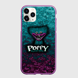 Чехол iPhone 11 Pro матовый Poppy Playtime Huggy Waggy Поппи Плейтайм Хагги Ва, цвет: 3D-фиолетовый