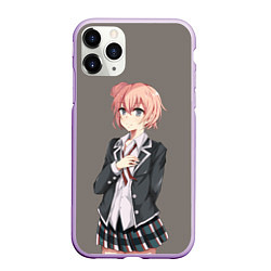 Чехол iPhone 11 Pro матовый Юи Юигахама OreGairu