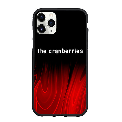 Чехол iPhone 11 Pro матовый The Cranberries Red Plasma / 3D-Черный – фото 1