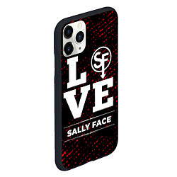 Чехол iPhone 11 Pro матовый Sally Face Love Классика, цвет: 3D-черный — фото 2