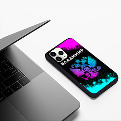 Чехол iPhone 11 Pro матовый Владимир Россия, цвет: 3D-черный — фото 2