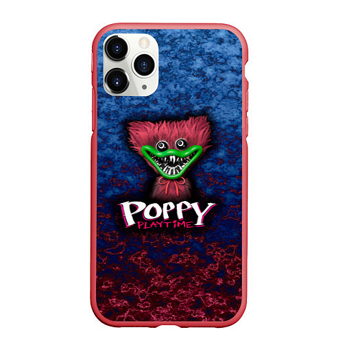 Чехол iPhone 11 Pro матовый Poppy playtime Haggy Waggy Хагги Вагги Поппи плейт / 3D-Красный – фото 1
