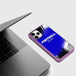 Чехол iPhone 11 Pro матовый Sports club FOOTBALL, цвет: 3D-фиолетовый — фото 2