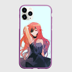 Чехол iPhone 11 Pro матовый Красотка Хва, цвет: 3D-фиолетовый