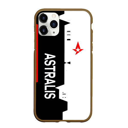 Чехол iPhone 11 Pro матовый ASTRALIS ЗВЕЗДА / 3D-Коричневый – фото 1