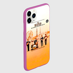 Чехол iPhone 11 Pro матовый The Beatles Blackpool And Paris 1964-65, цвет: 3D-фиолетовый — фото 2
