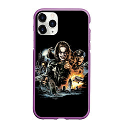 Чехол iPhone 11 Pro матовый Фильм Ворон, Постер The Crow, цвет: 3D-фиолетовый