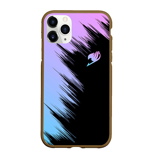 Чехол iPhone 11 Pro матовый Хвост феи - neon / 3D-Коричневый – фото 1