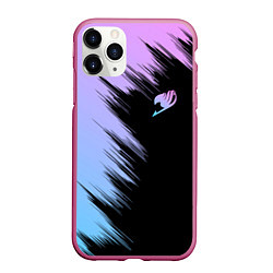 Чехол iPhone 11 Pro матовый Хвост феи - neon, цвет: 3D-малиновый