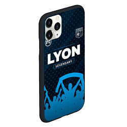 Чехол iPhone 11 Pro матовый Lyon Legendary Форма фанатов, цвет: 3D-черный — фото 2