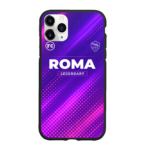 Чехол iPhone 11 Pro матовый Roma Legendary Sport Grunge / 3D-Черный – фото 1