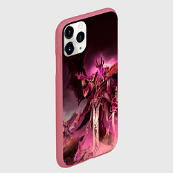 Чехол iPhone 11 Pro матовый Демон-Примарх Фулгрим, цвет: 3D-малиновый — фото 2