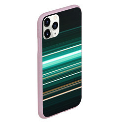 Чехол iPhone 11 Pro матовый Градиент фейерверк, цвет: 3D-розовый — фото 2