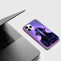 Чехол iPhone 11 Pro матовый Bondrewd из аниме Made in Abyss, цвет: 3D-фиолетовый — фото 2