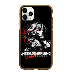 Чехол iPhone 11 Pro матовый Metal Gear Rising - game hero, цвет: 3D-коричневый