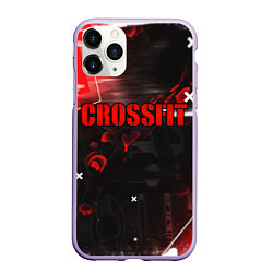 Чехол iPhone 11 Pro матовый КРОССФИТ - ГЛИТЧ DIGITAL